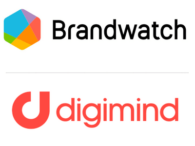 An image of the Brandwatch and Digimind logo