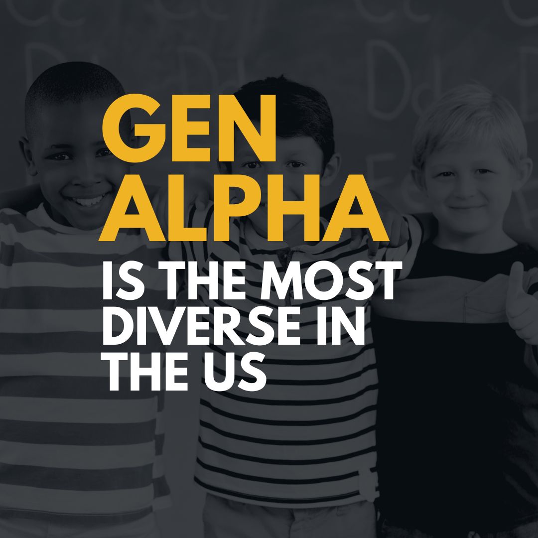 According to the US Census, this generation is set to be the most ethnically diverse in American history. 