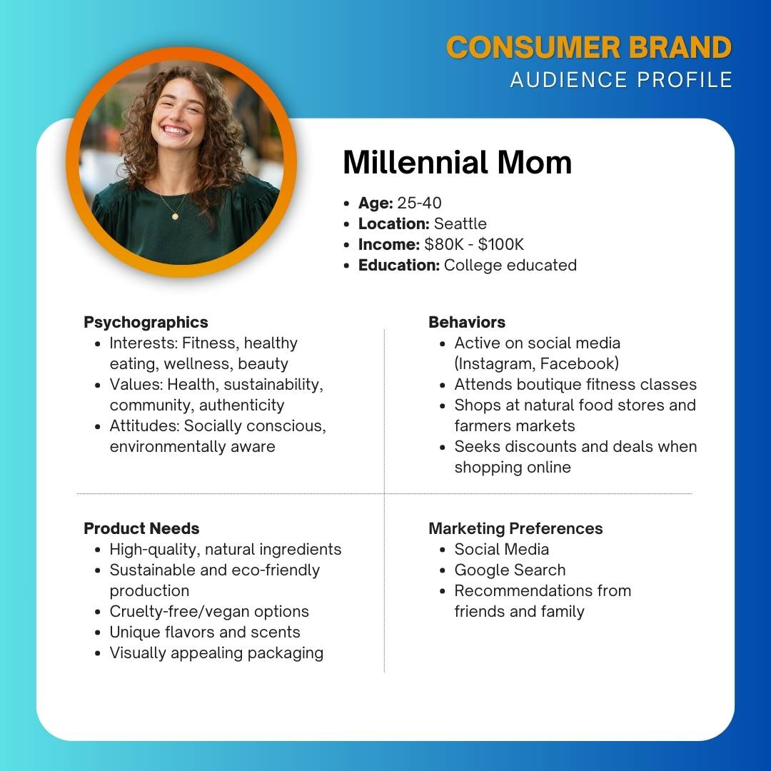 consumer audience profile example