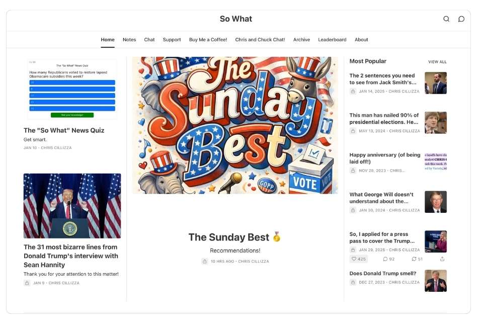 So What Substack Newsletter